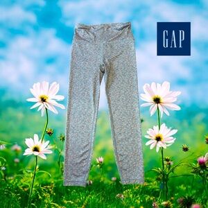 GAPFIT, High Rise Eclipse Full Length Leggings, XS, Gray, Peach